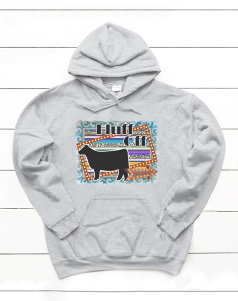 Fluff Off Heifer Marquee Hoodie