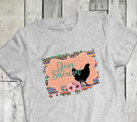 Goin' Showin' Serape Chicken Tee